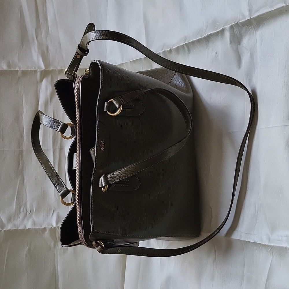 Olive green Ralph Lauren handbag